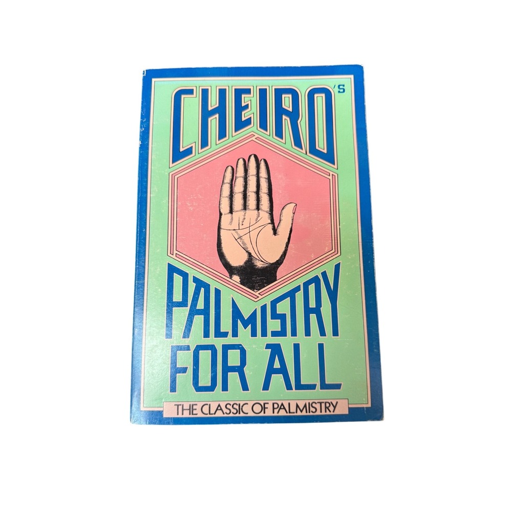 Cheiros Palmistry For All paperback‎ Book palm reading fortune telling rare htf